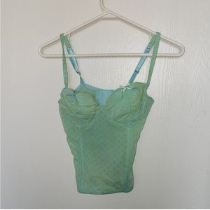 SOLD! Y2k Rampage Polka Dot Corset